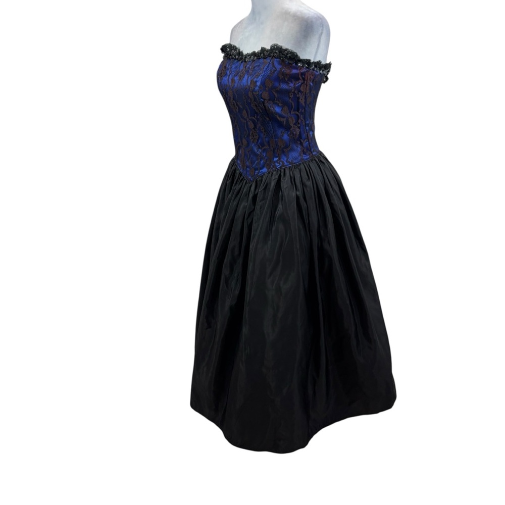 Vintage Gunne Sax by Jessica McClintock‎ Strapless 1980’s Dress Size Small